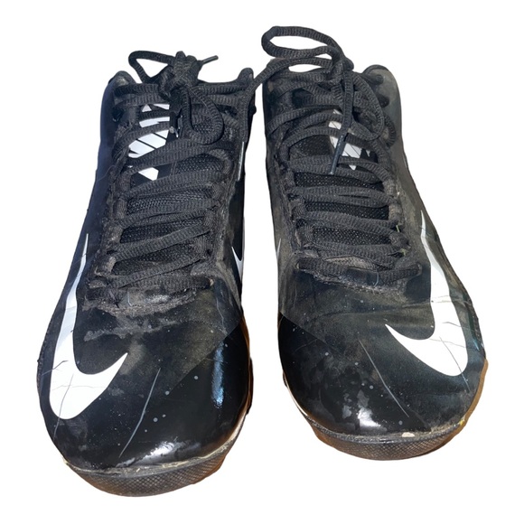 Nike Alpha Shark 2 Mid Football Cleats Shoes 719952-002 Men's Size 10.5 - Picture 5 of 10